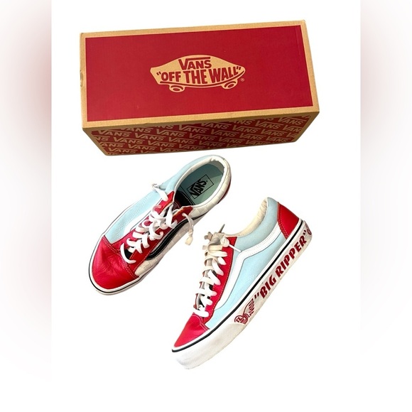 Vans Shoes - Vans SE Bikes x Style 36 'Big Ripper W Sz 10/M Sz 8.5 Vans Red and Light Blue